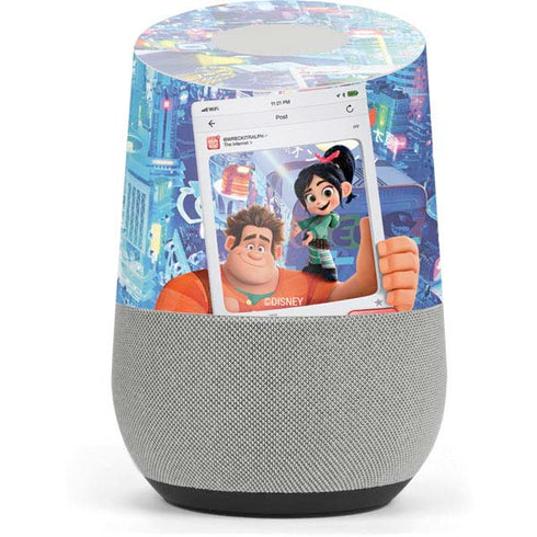 Disney Wreck-it Ralph and Vanellope Instagram Pose Google Home Skin